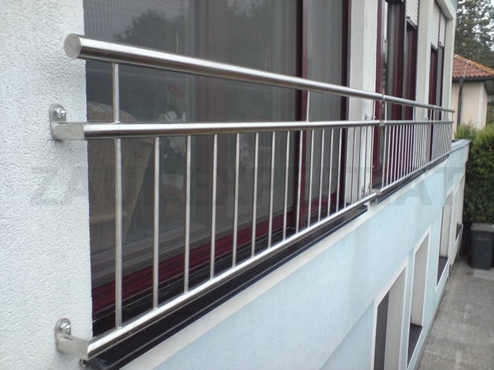 geländer französischer balkon edelstahl