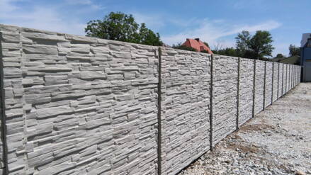 Betonzaun Classic SET: 50 m  H: 200 cm B: 200 cm AKTION !